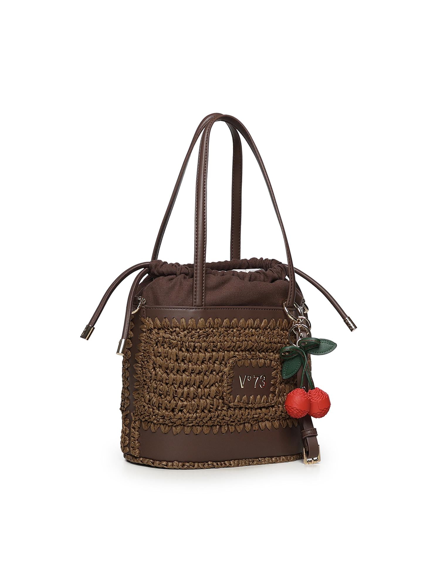 Borsa Alisya con logo 73BS9M303 ALISYAMORO V° 73 