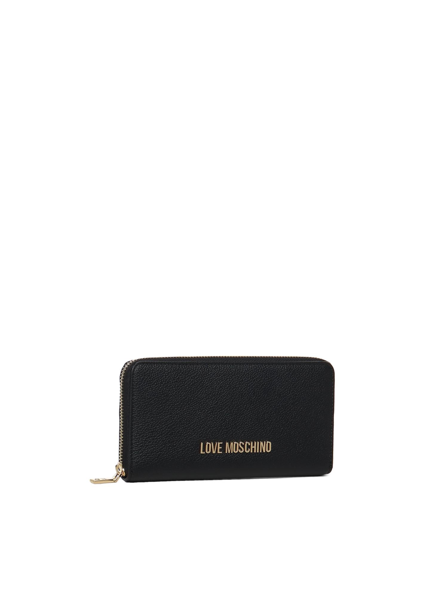 Portafoglio con logo JC5700PP1NLD0 000 LOVE MOSCHINO 