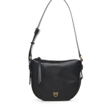 Borsa hobo a spalla piccola in pelle 105332 A0QOZ99Q PINKO 