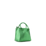 Mini bag in pelle con logo 73BP9VT02 LOLLI POPPOP GREEN V° 73 