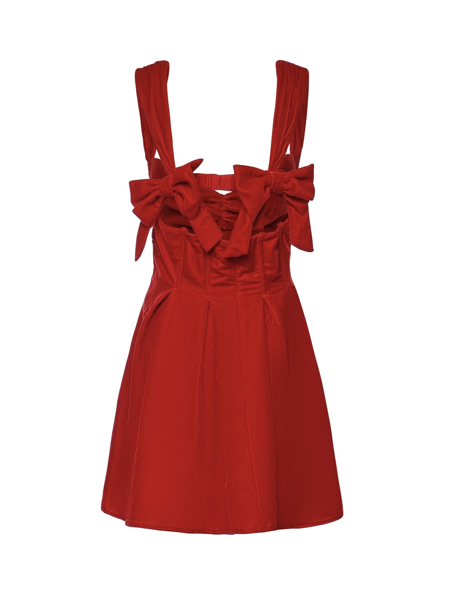 Mini abito August CD3955 RED FOR LOVE & LEMONS 