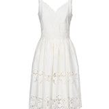 Abito midi in cotone con ricami F6C3QZ FGMFEW0111 DOLCE & GABBANA 