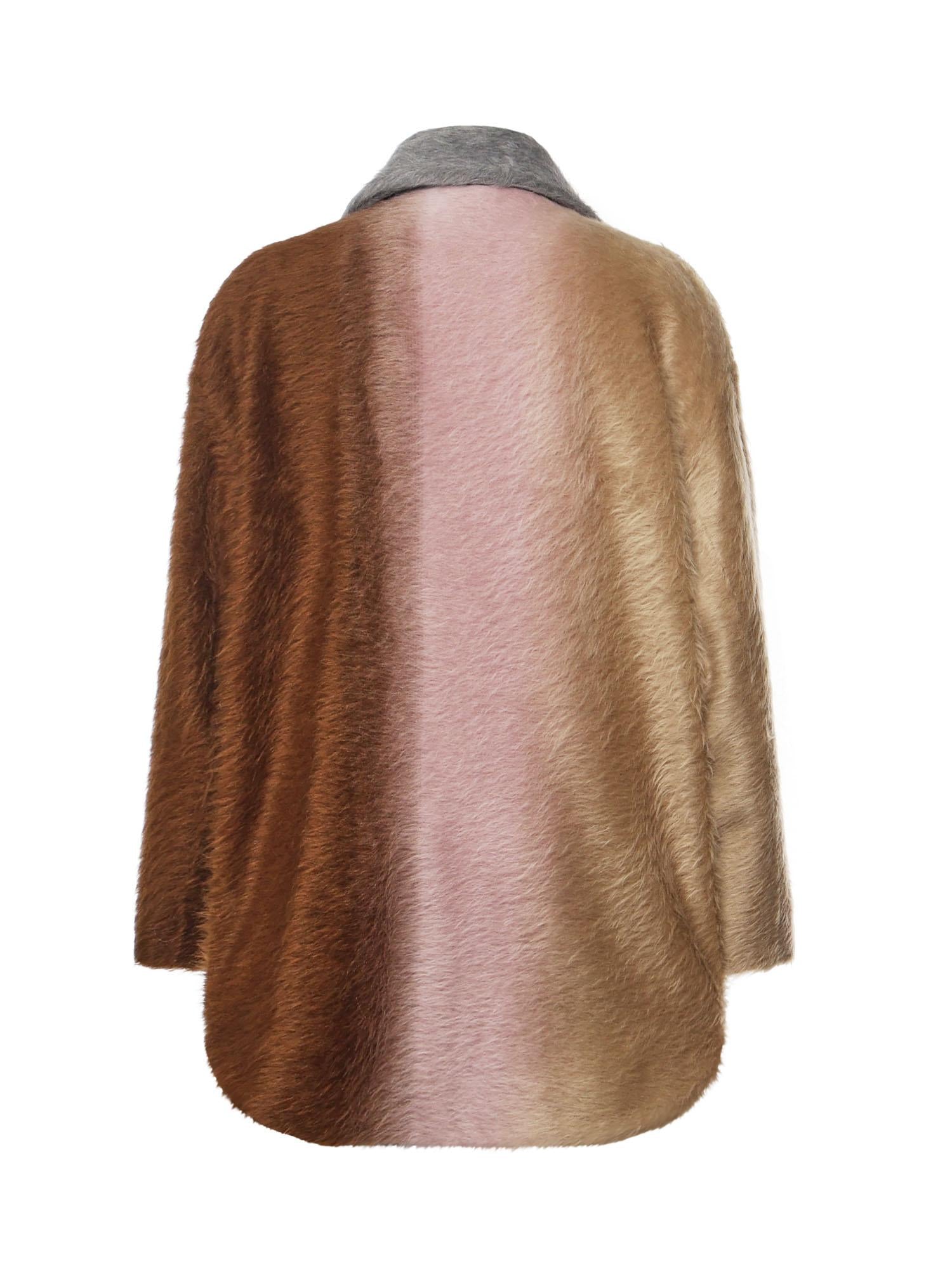 Cappotto doppiopetto in alpaca e lana FJ7640 AYNSF1T6N FENDI 