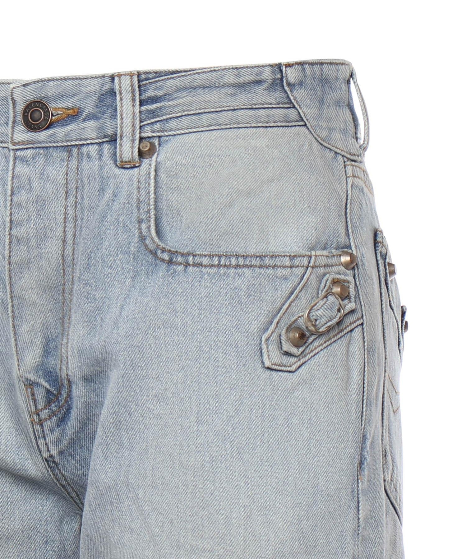 Jeans dritti City in denim di cotone 849953 TTW744200 BALENCIAGA 