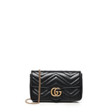 Borsa a spalla GG Marmont piccola in pelle 751526 AACCE1061 GUCCI 