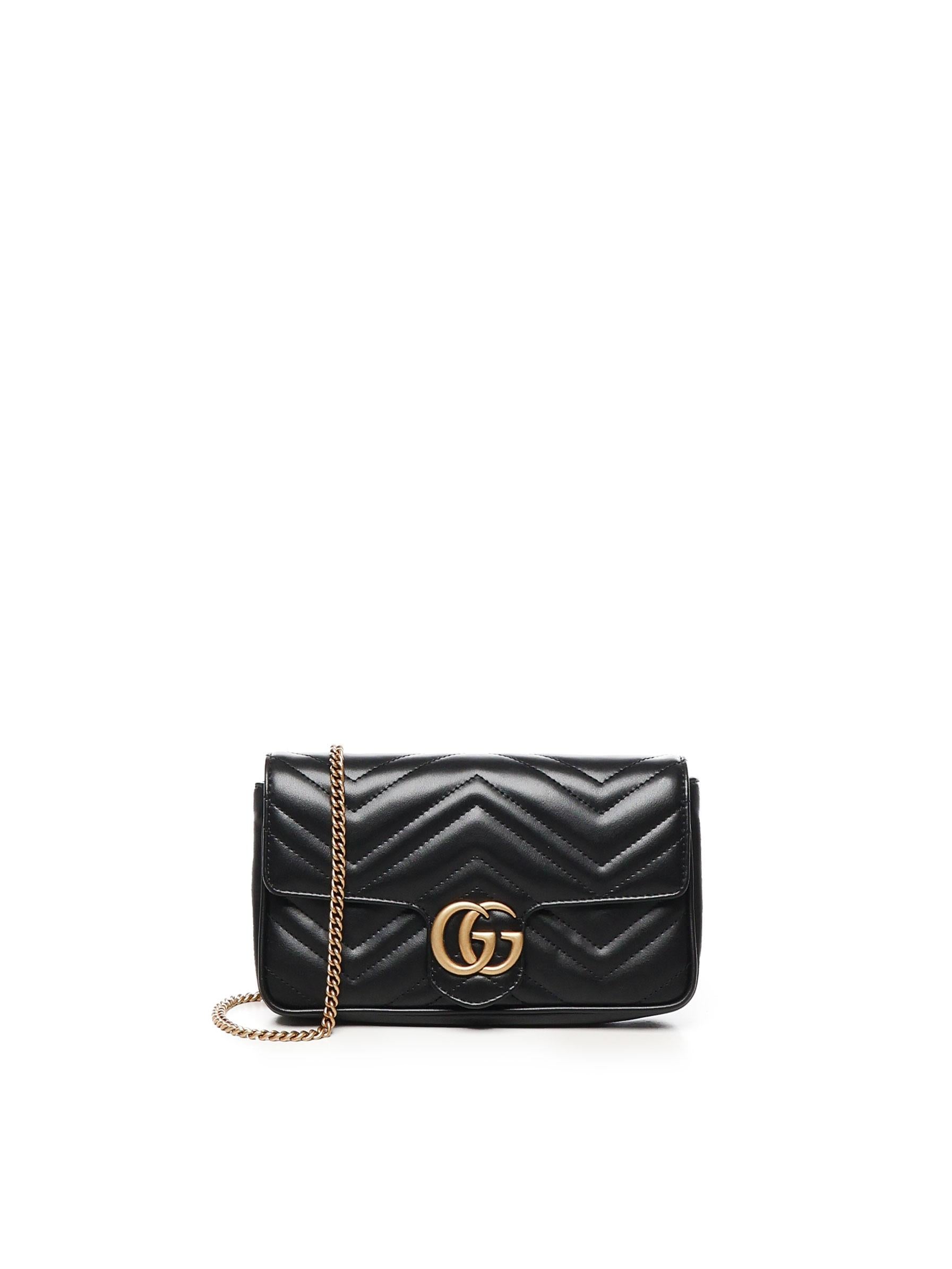 Borsa a spalla GG Marmont piccola in pelle 751526 AACCE1061 GUCCI 