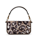 Borsa piccola a spalla Valentino Garavani Locò ricamata animalier 8W0B0K53 YHUFJY VALENTINO GARAVANI 