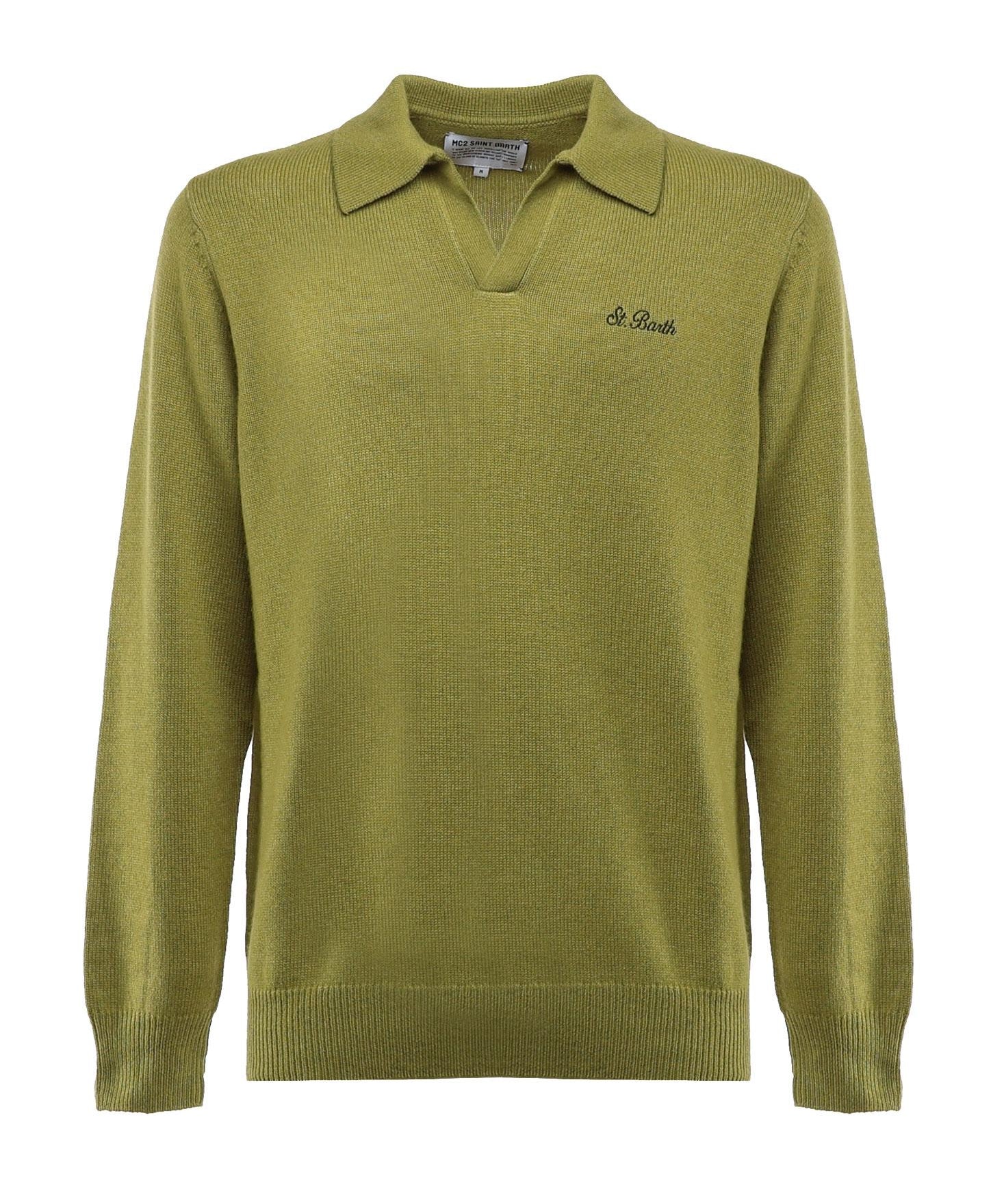 Maglia polo a maniche lunghe COV0002 00035G MC2 SAINT BARTH 