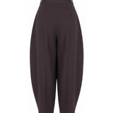 Pantaloni in popeline effetto carta AA9P1359W144C 413 ALAIA 