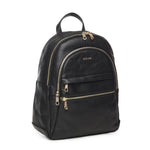 Zaino in pelle con logo BIBP9E504 NERO BIASIA 