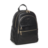 Zaino in pelle con logo BIBP9E504 NERO BIASIA 