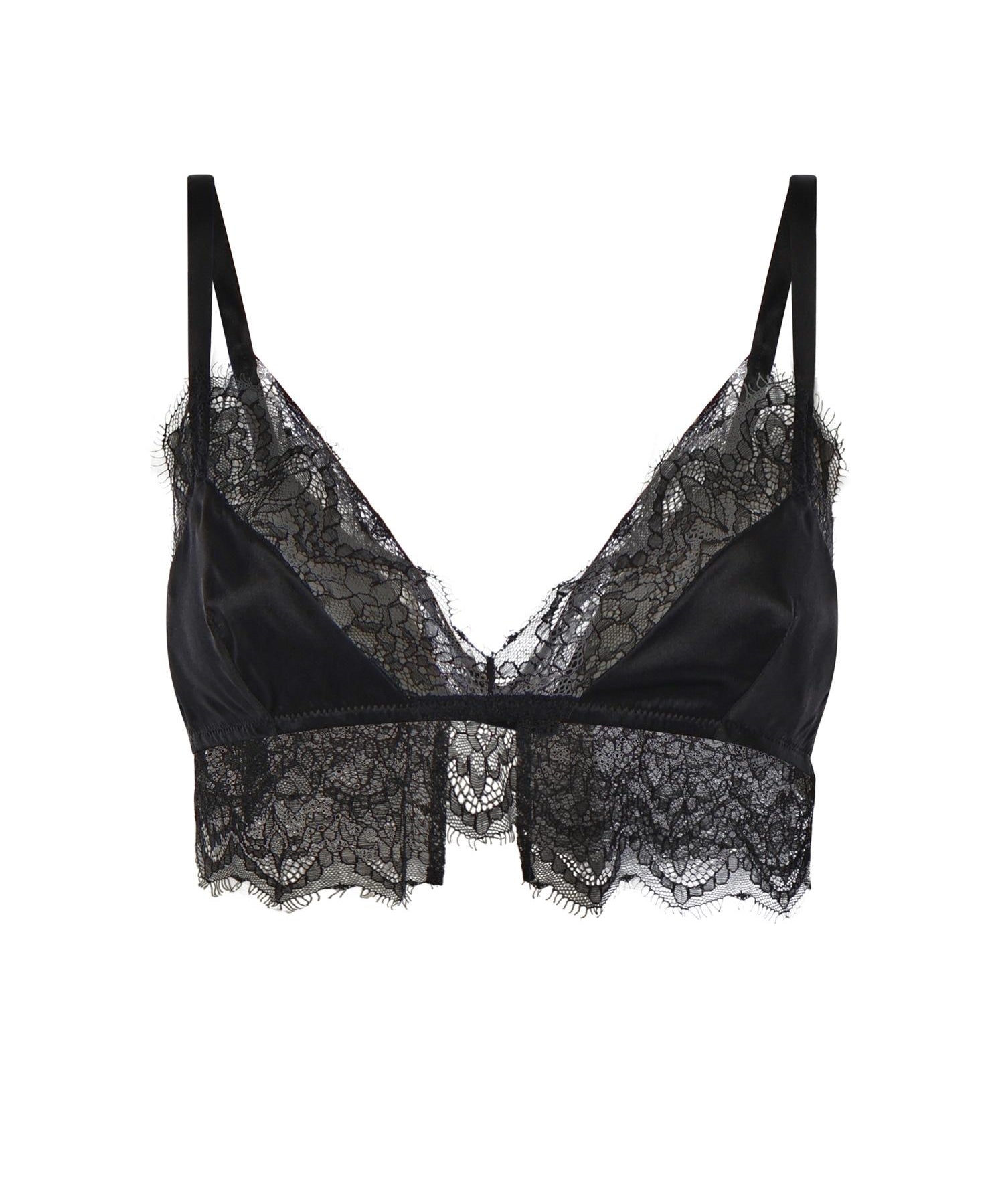 Reggiseno bralette soft cup in raso di seta O1C58T FUAD8N0000 DOLCE & GABBANA 
