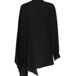 Blusa-sciarpa in georgette di seta 839280 TIN131000 BALENCIAGA 