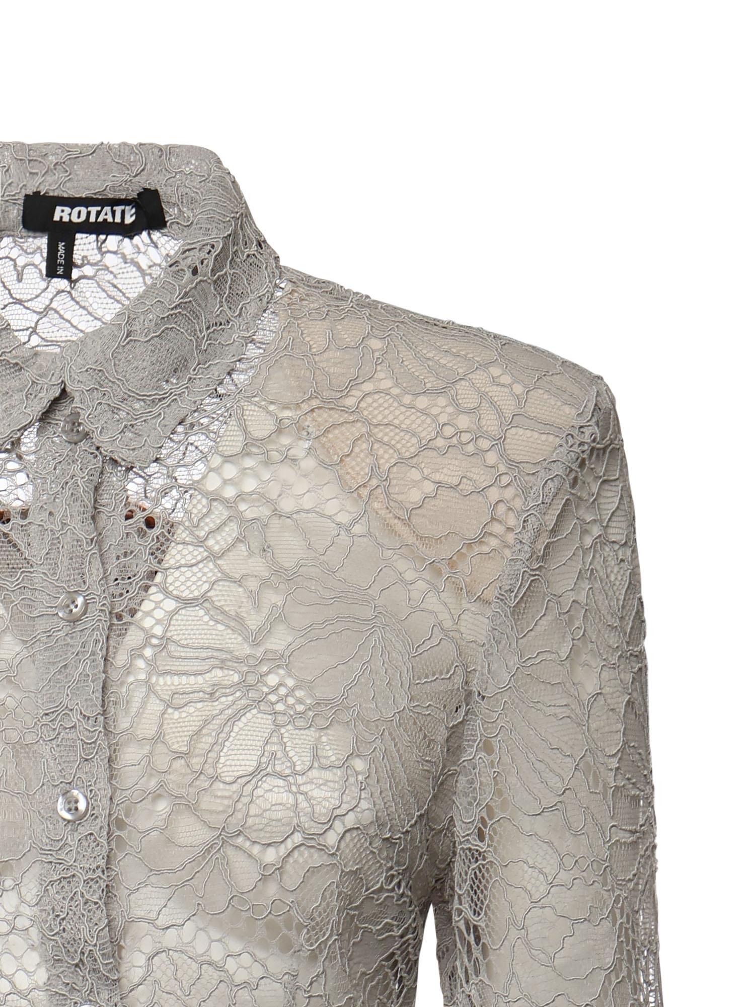 Camicia floreale in rete<BR/> 115704 039 ROTATE 