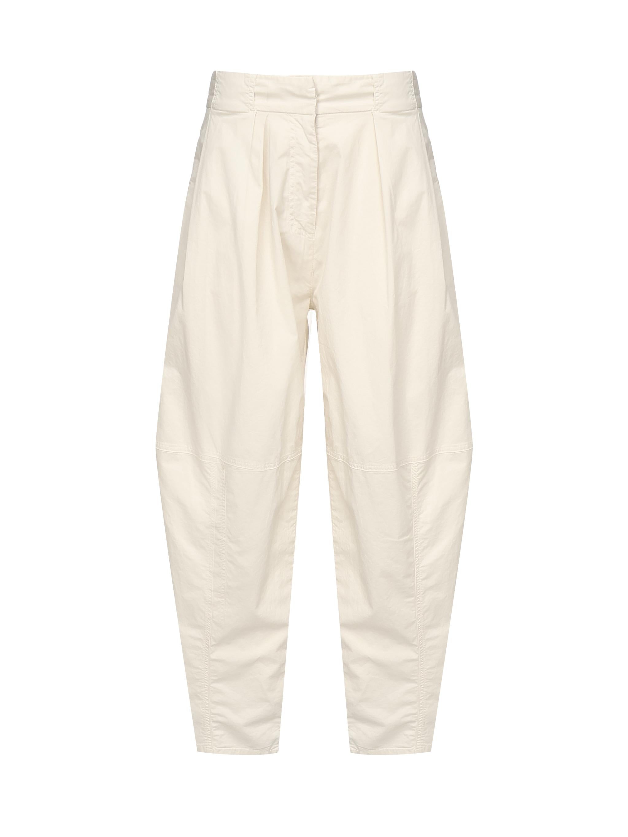 Pantaloni Carrot in cotone 105139 A2L8C00 PINKO 