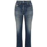 Jeans taglio dritto in denim blu 734311 Y07HA4296 SAINT LAURENT 