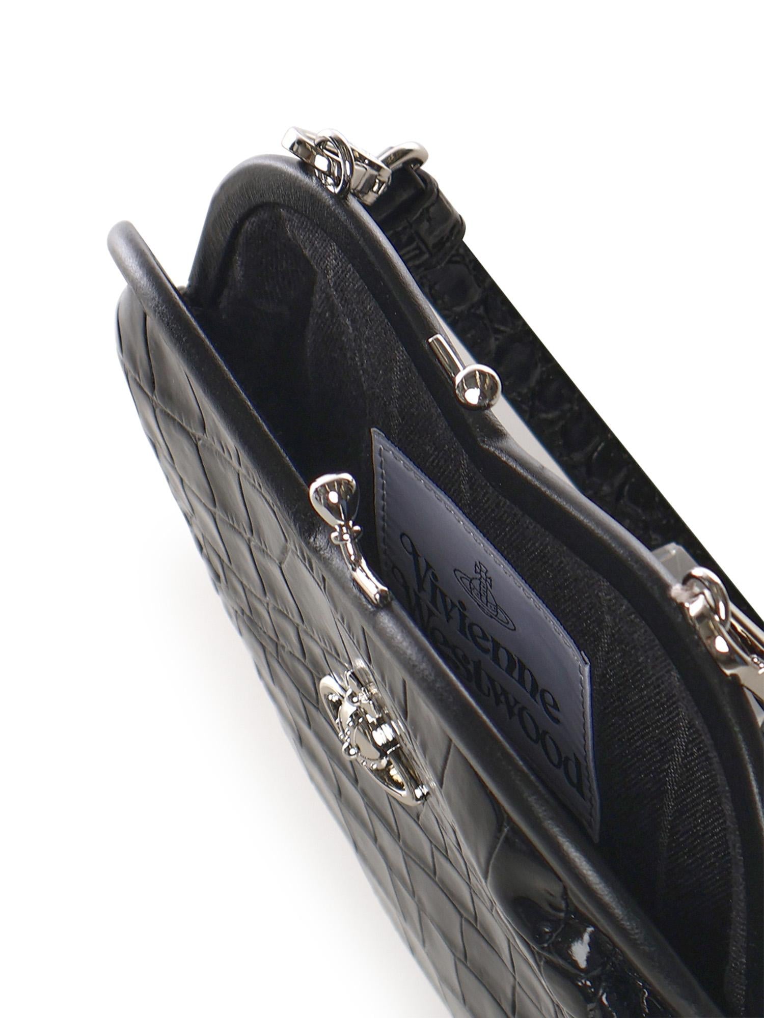 Borsa Belle Heart Frame in pelle 4B01000CW L0098N401 VIVIENNE WESTWOOD 