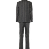 Abito monopetto gessato M75ABUD01TES0M091 22 ELEVENTY 