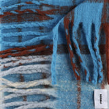 Sciarpa check con logo AC004V5 GRY BONSAI 