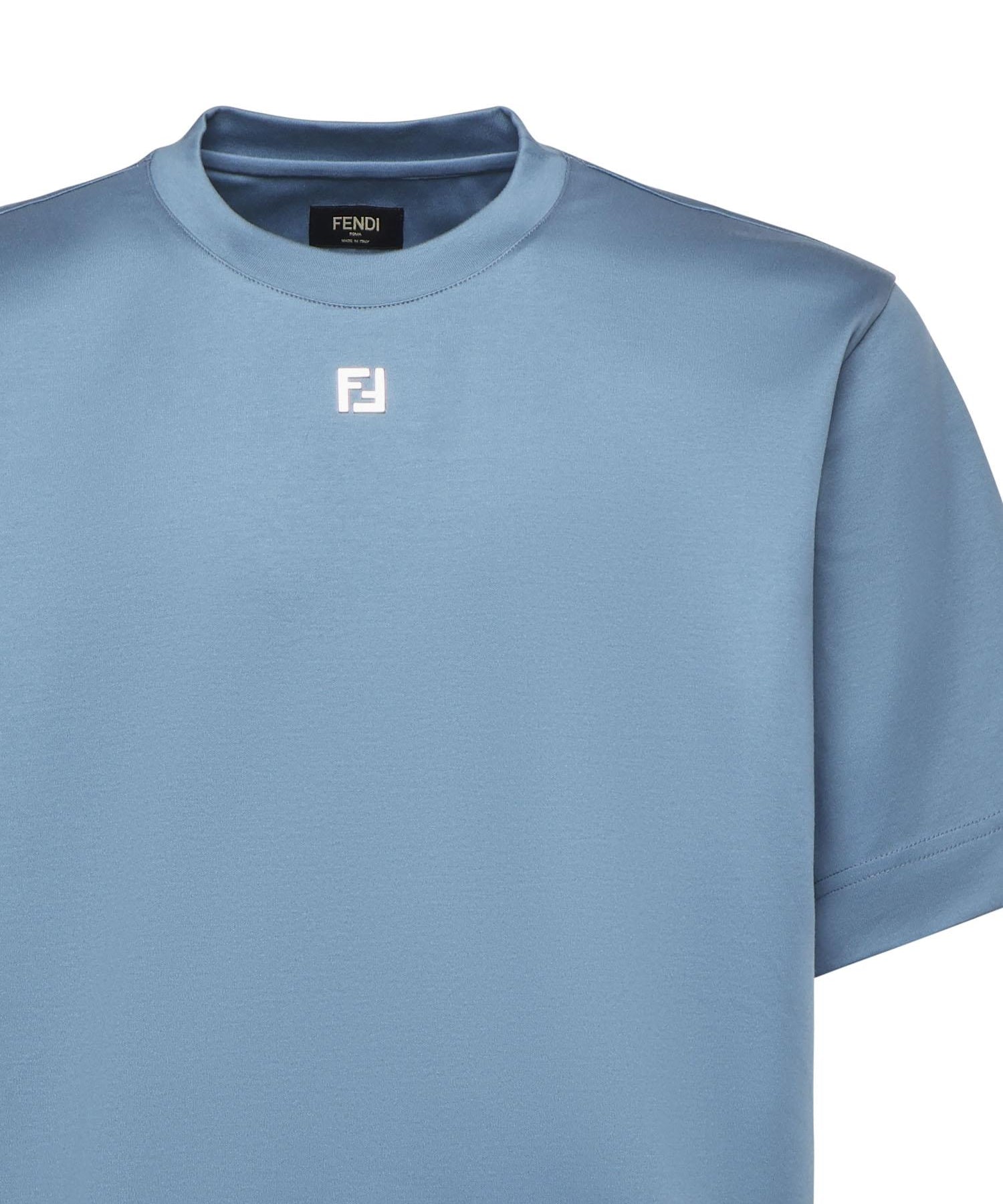 T-shirt in cotone con logo FY0936 ARYYF0U6K FENDI 