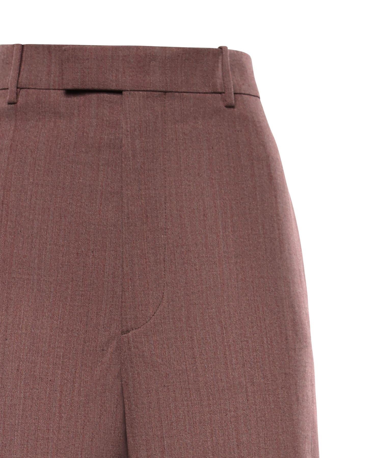 Pantaloni in lana e lino 856110 V6DL05117 BOTTEGA VENETA 