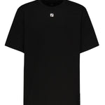 T-shirt in cotone con logo<BR/> FY0936 ARYYF0QA1 FENDI 