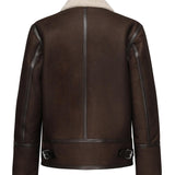 Giubbino con colletto shearling UJ971 PL0639UXXX737 DONDUP 