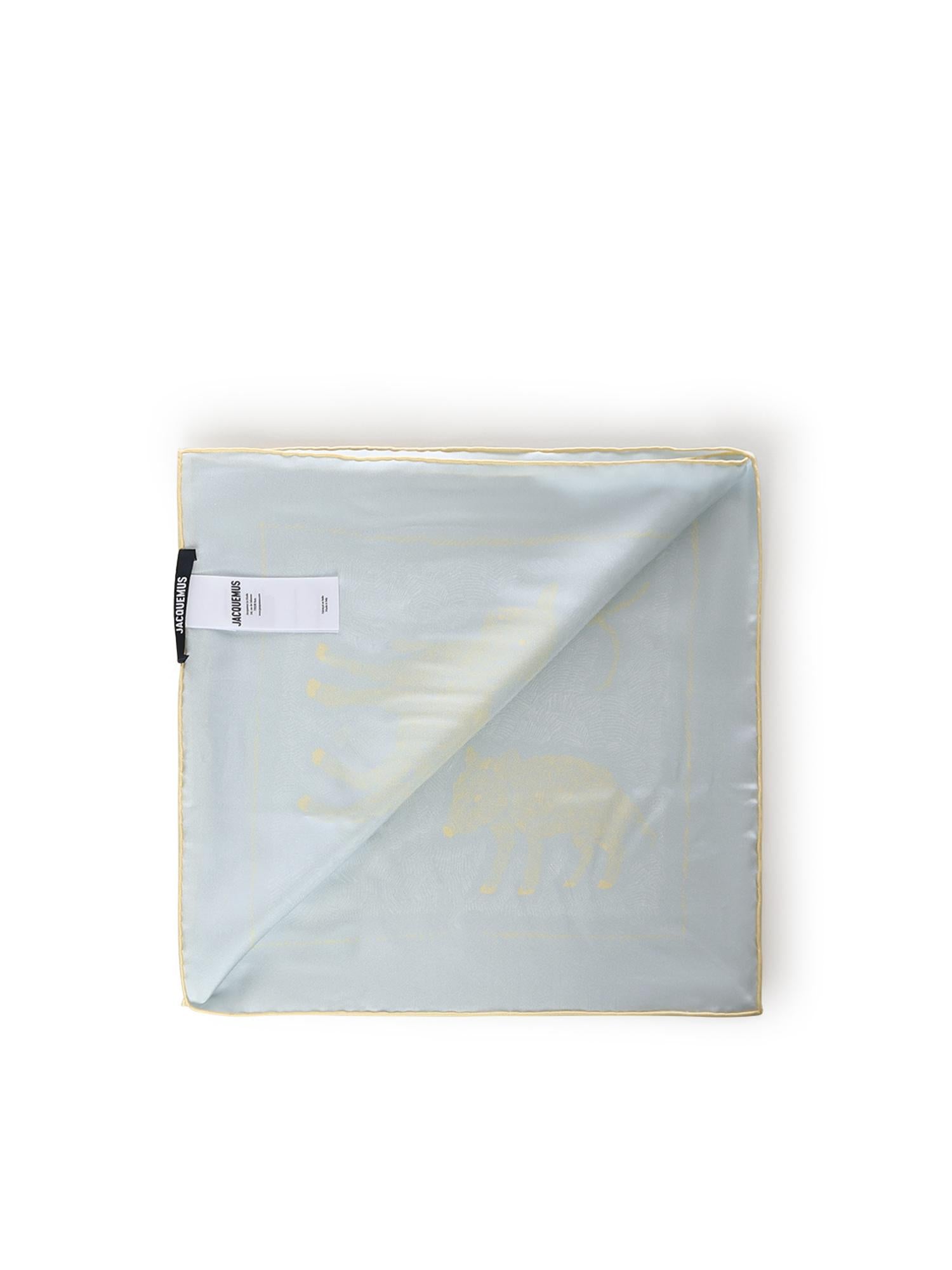 Foulard 'Le Foulard Paysan' in seta con stampa ACU00824AW00263 3IB JACQUEMUS 