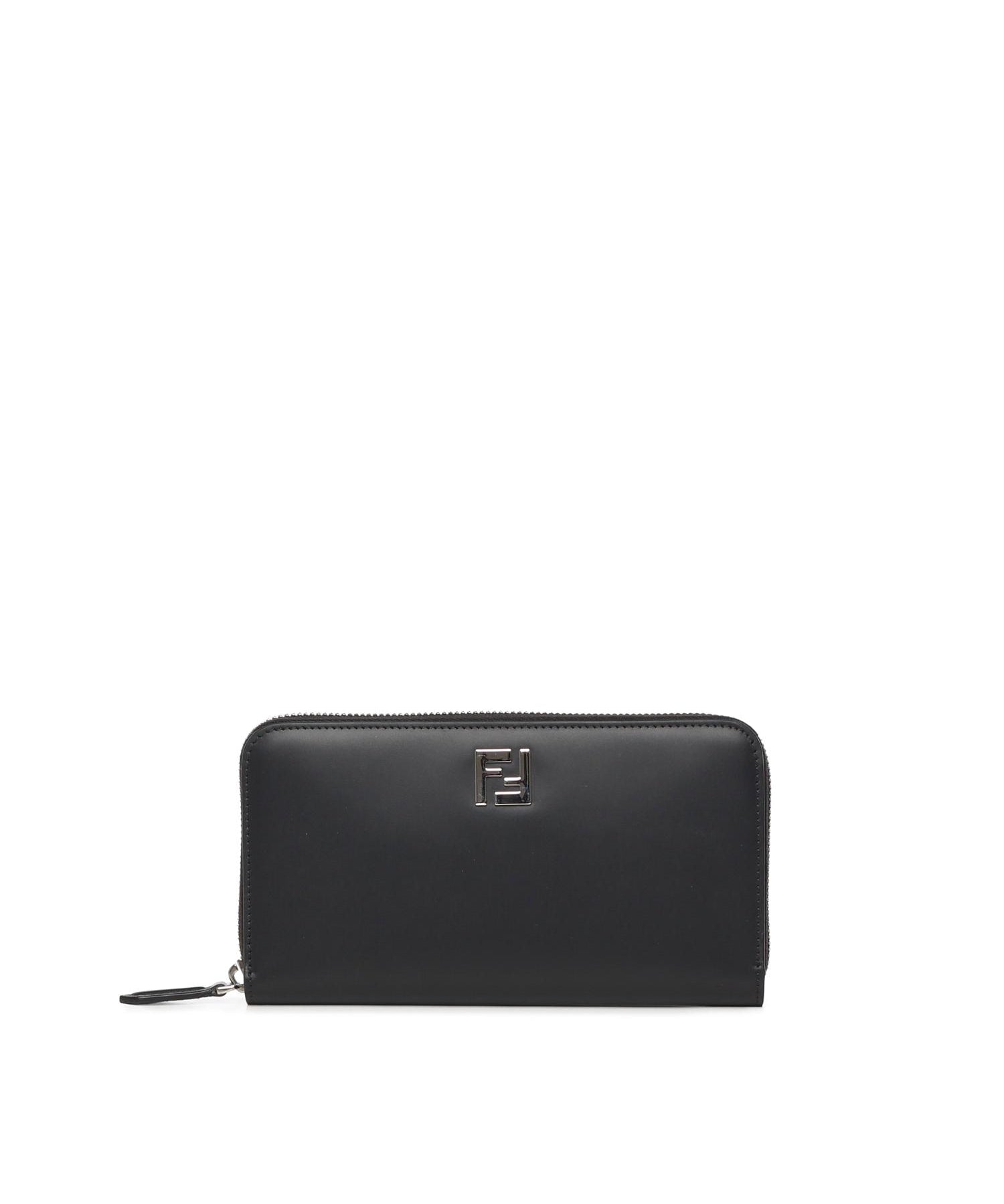 Portafoglio Zip Around Squared FF in pelle 7M0210 AFF2F0GXN FENDI 