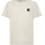 T-shirt con patch Compass in jersey di cotone L1S152100027 S0013V0093 STONE ISLAND 