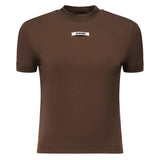 T-shirt in gros grain 24ETSW00133AJ00124 880 JACQUEMUS 
