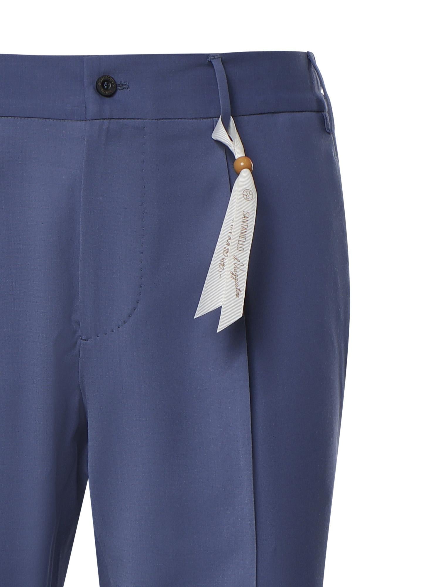 Pantaloni in misto lana E2989 74 SANTANIELLO 