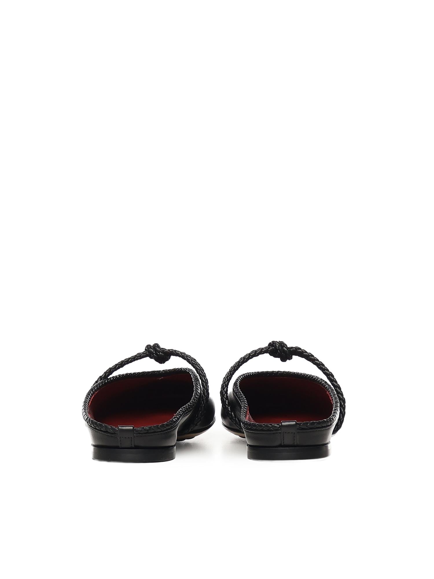 Mules Rosa in pelle 855863 VBSD01000 BOTTEGA VENETA 