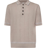 Polo in lino e cotone M76MAGM42MAG0M018 261301 ELEVENTY 