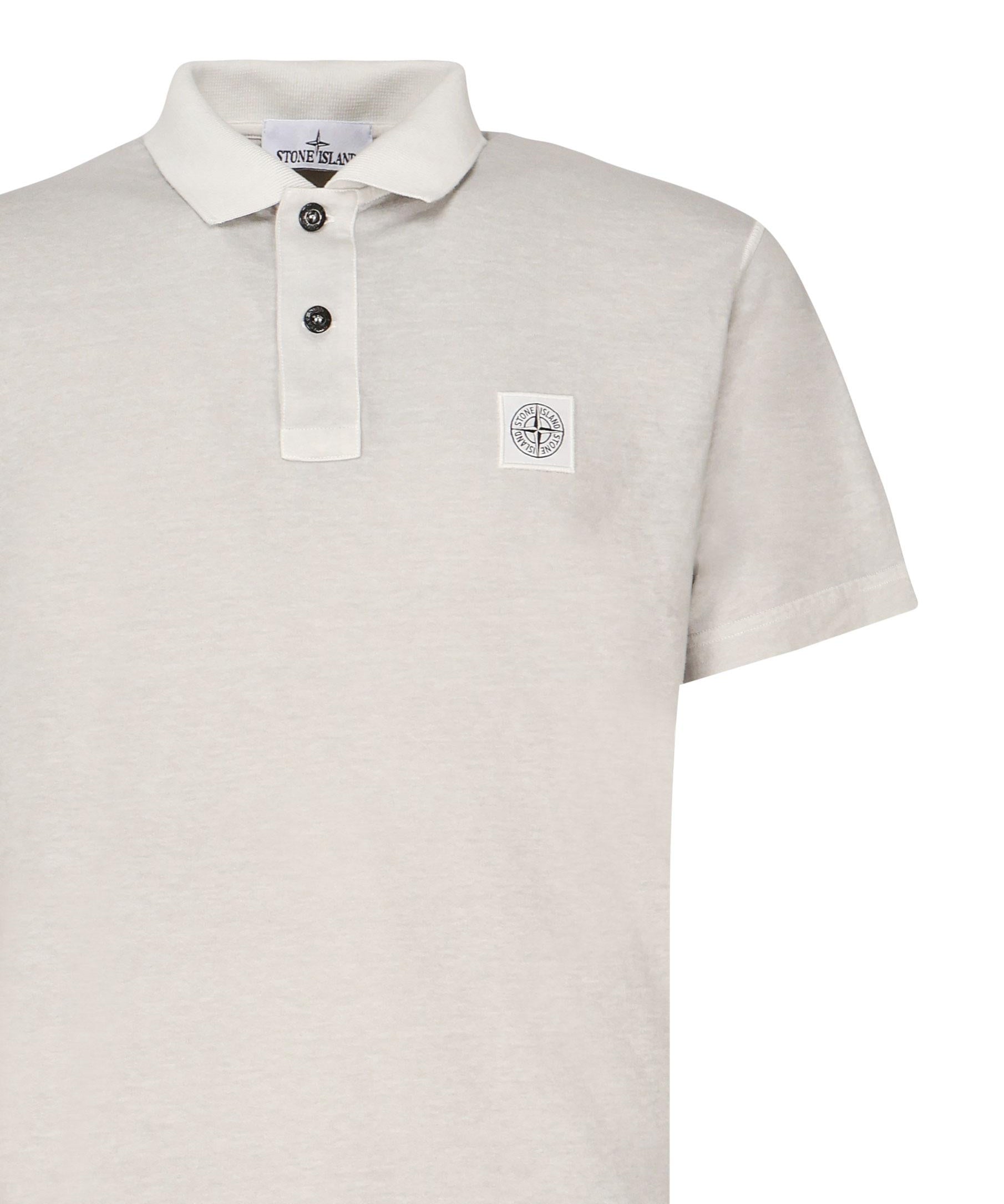 Polo a maniche corte con toppa Compass K1S152200205 S0057V0161 STONE ISLAND 