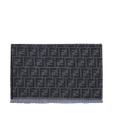 Sciarpa in maglia con motivo FF all-over FXS830 AS6LF1Q3B FENDI 