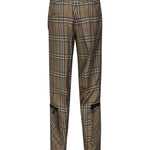 Pantaloni cargo in misto seta Check 8108349 C1846 BURBERRY 