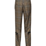 Pantaloni cargo in misto seta Check 8108349 C1846 BURBERRY 