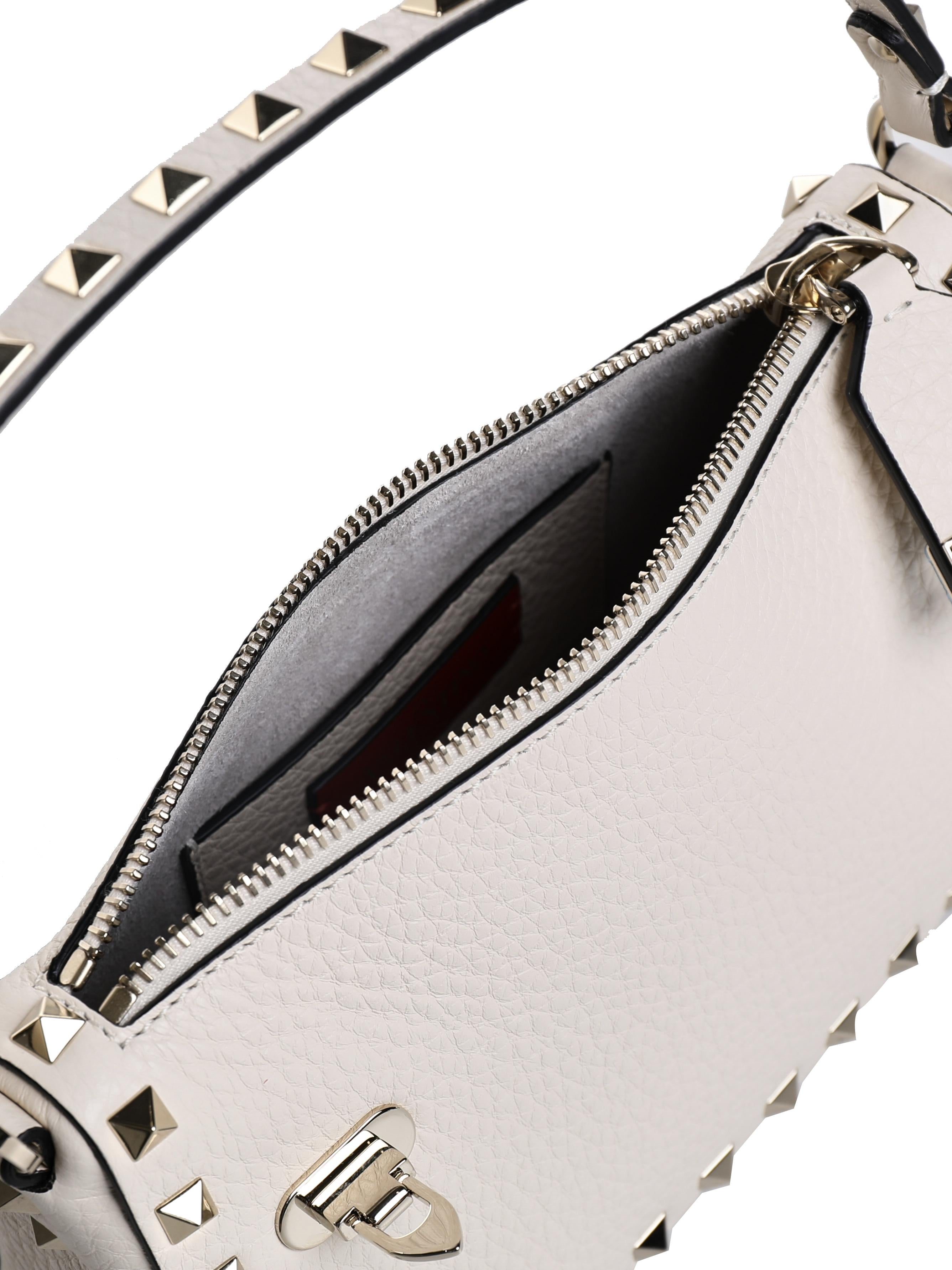 Borsa piccola a tracolla Rockstud in vitello 8W2B0J47 VSFI16 VALENTINO GARAVANI 