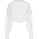 Coprispalle in organza di seta 80AJQ52A N0193003 GENNY 