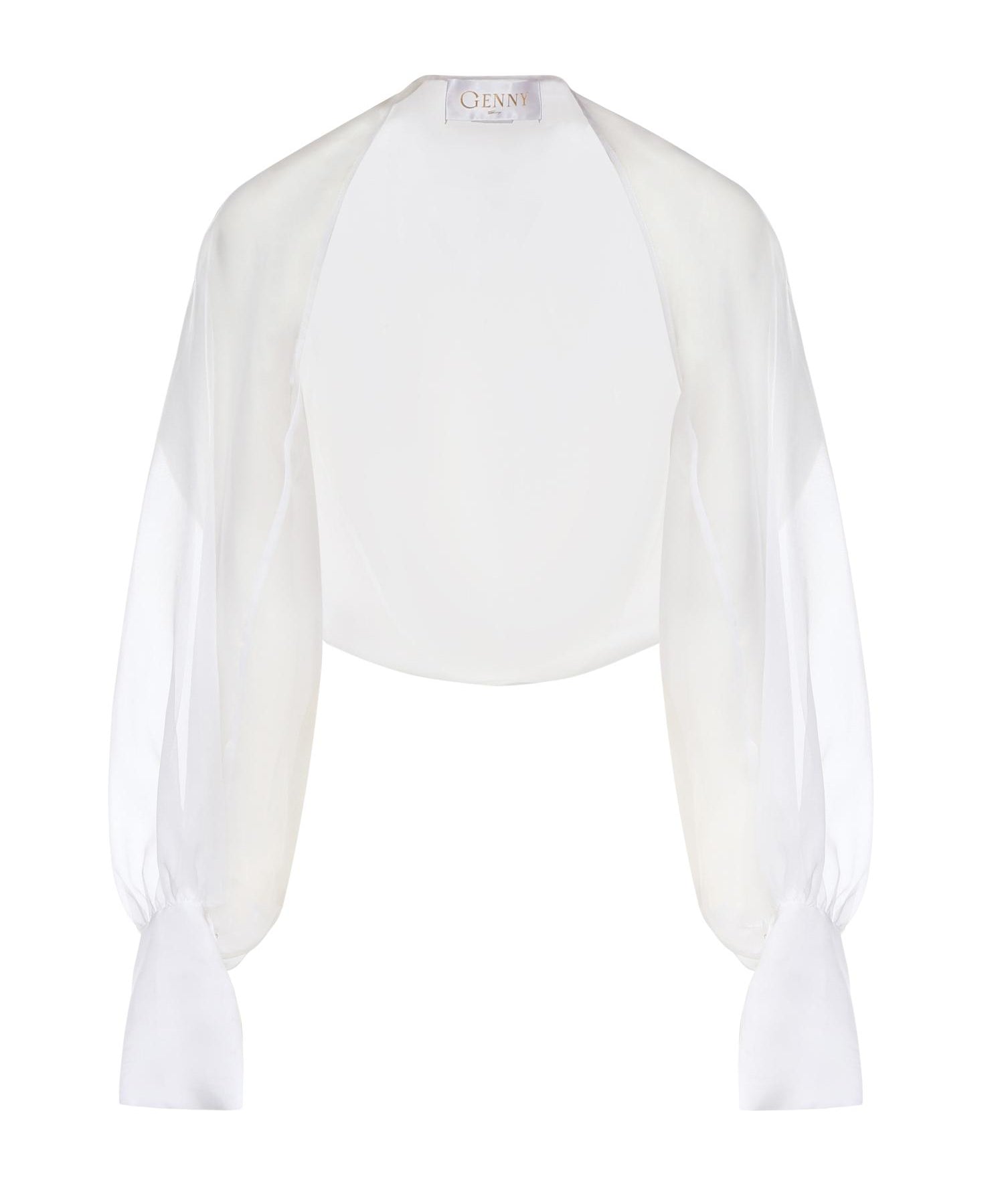Coprispalle in organza di seta 80AJQ52A N0193003 GENNY 