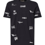 T-shirt con stampa Multigram HUMU0198DP USCY34LOB99 MARNI 