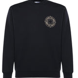 Felpa in cotone con stampa 'Outline Compass' L1S156100001 S0283V0020 STONE ISLAND 