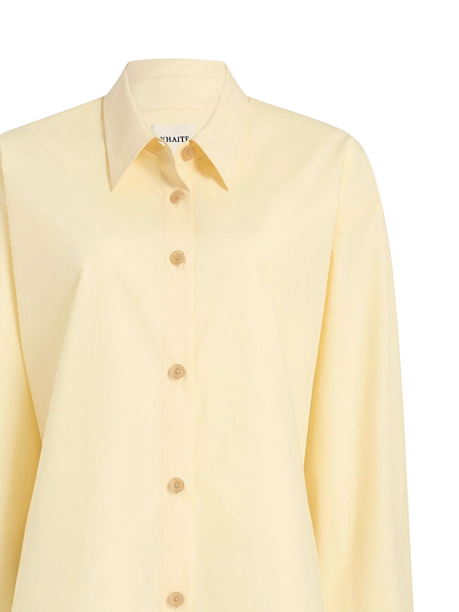 Camicia Goya in popeline di cotone 2430195 615 KHAITE 