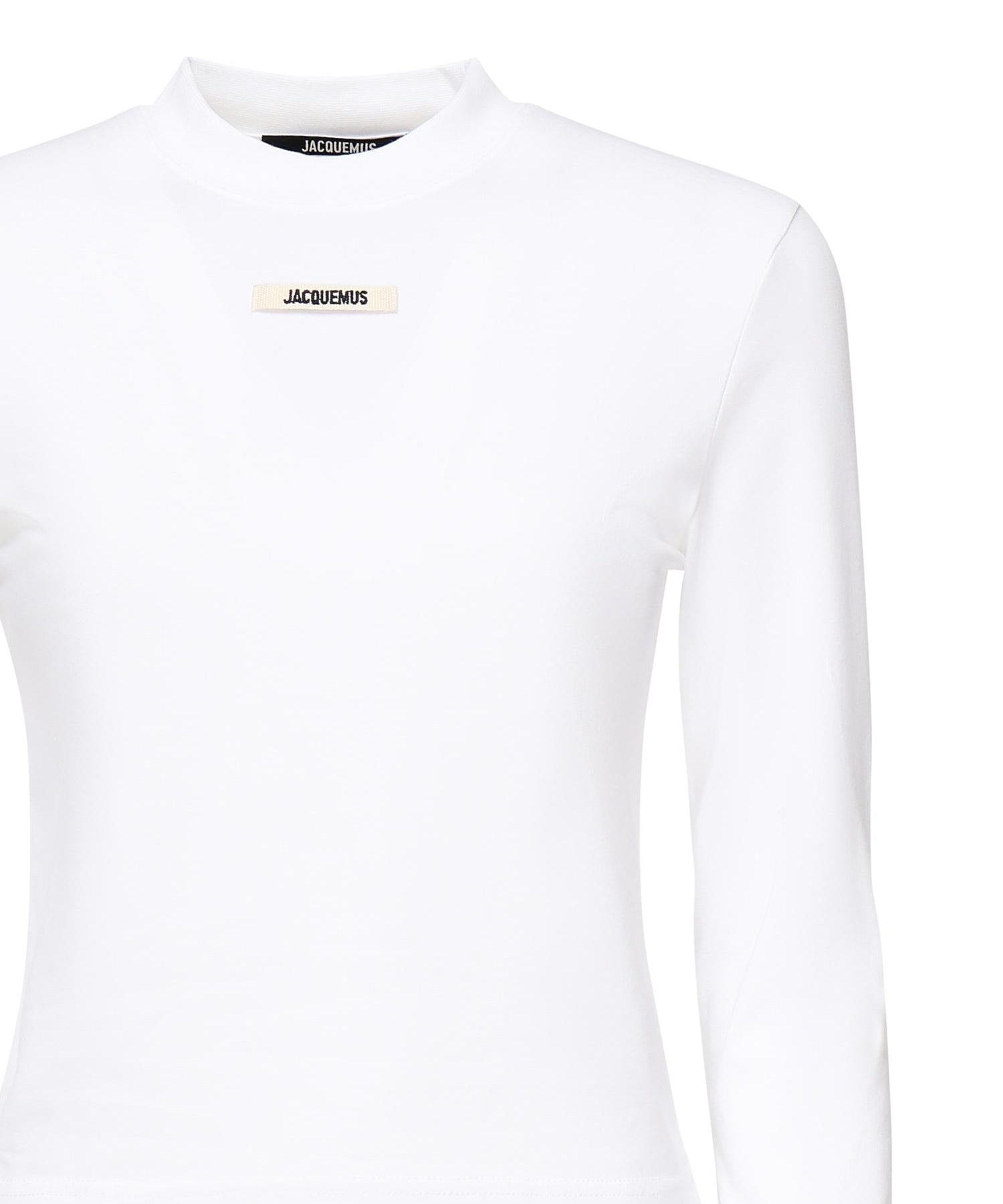 T-shirt in gros grain 24ETSW00155AJ00124 100 JACQUEMUS 