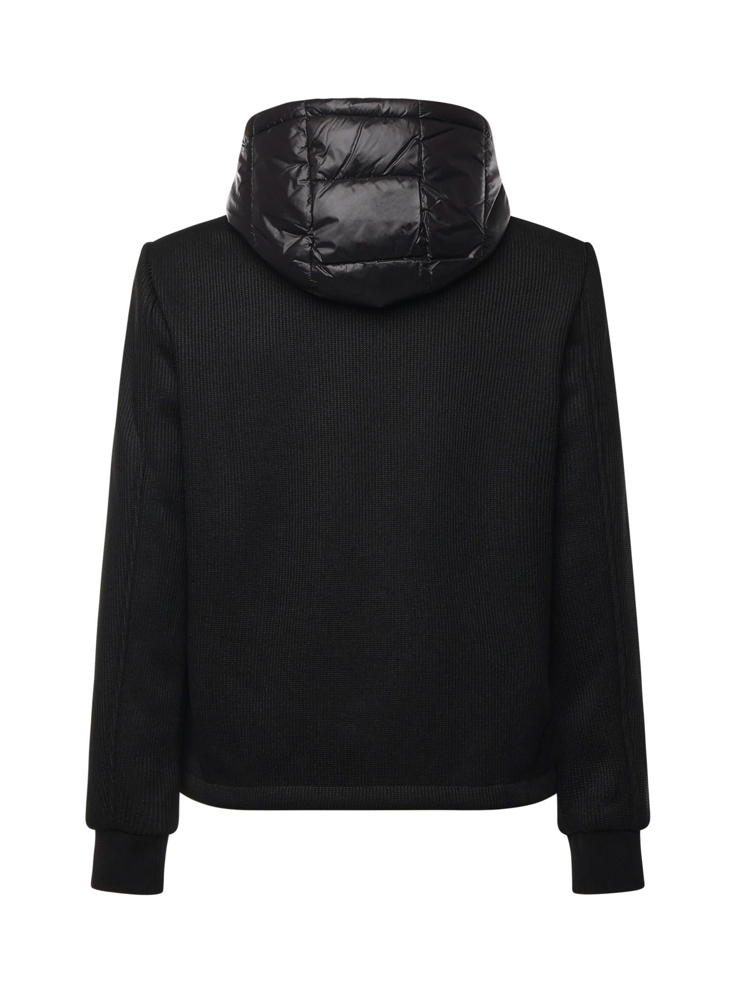 Giubbino con cappuccio e logo MK9940039 NERO MARKUP 