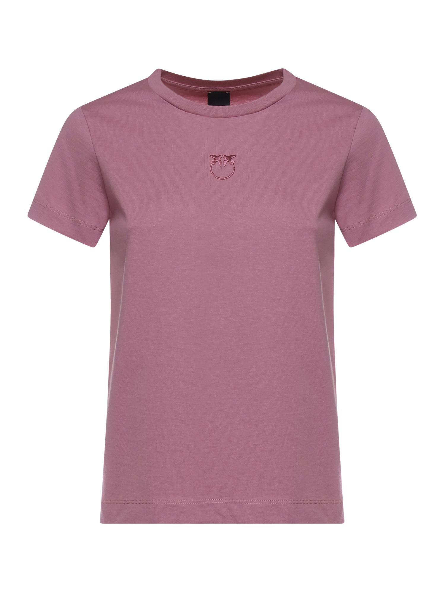 T-shirt con logo Love Birds 100355 A339Q48 PINKO 