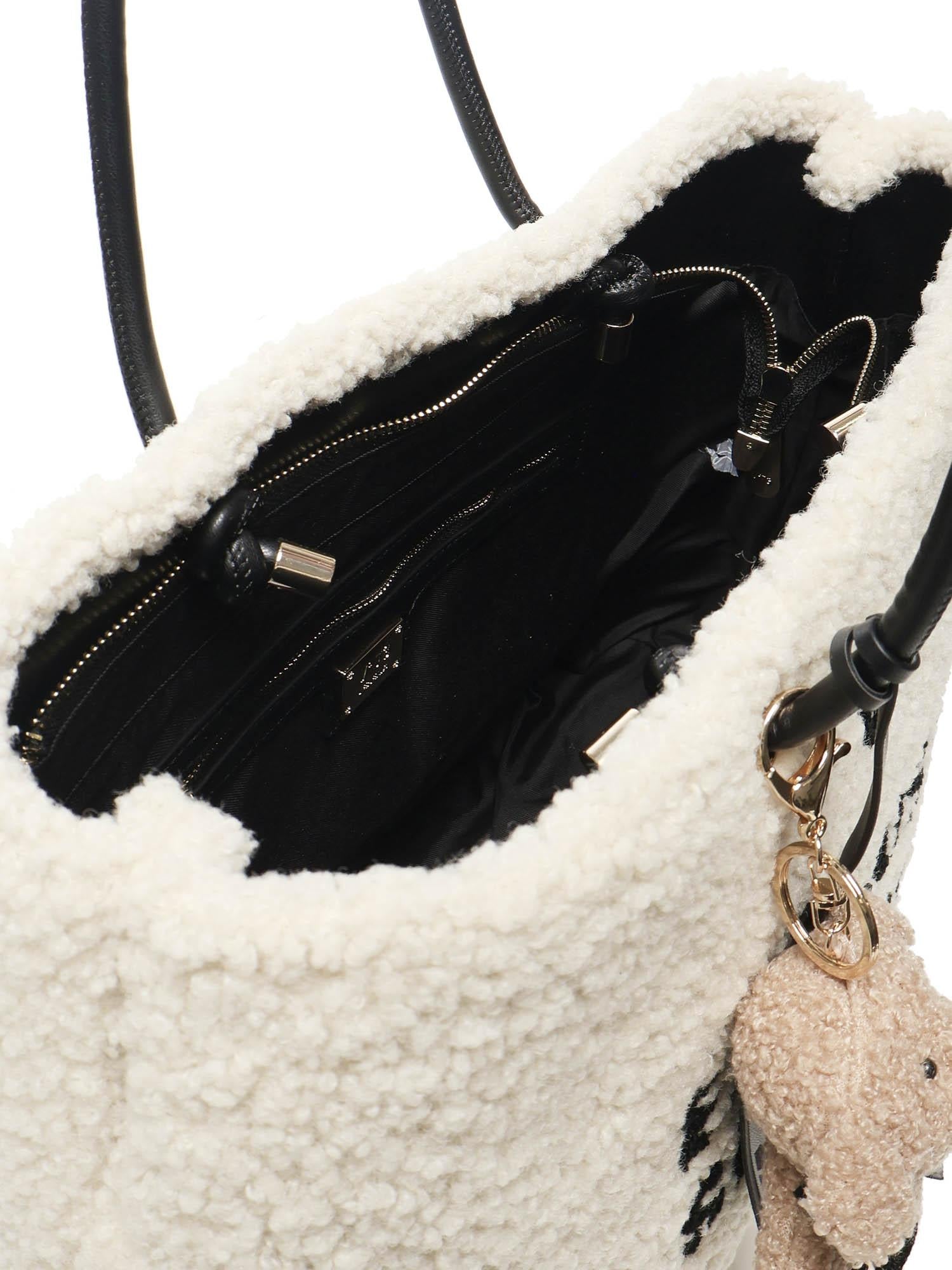 Borsa shopping Ski Lounge<BR/> 73BS9A501 SKI LOUNGEECRU/NERO V° 73 