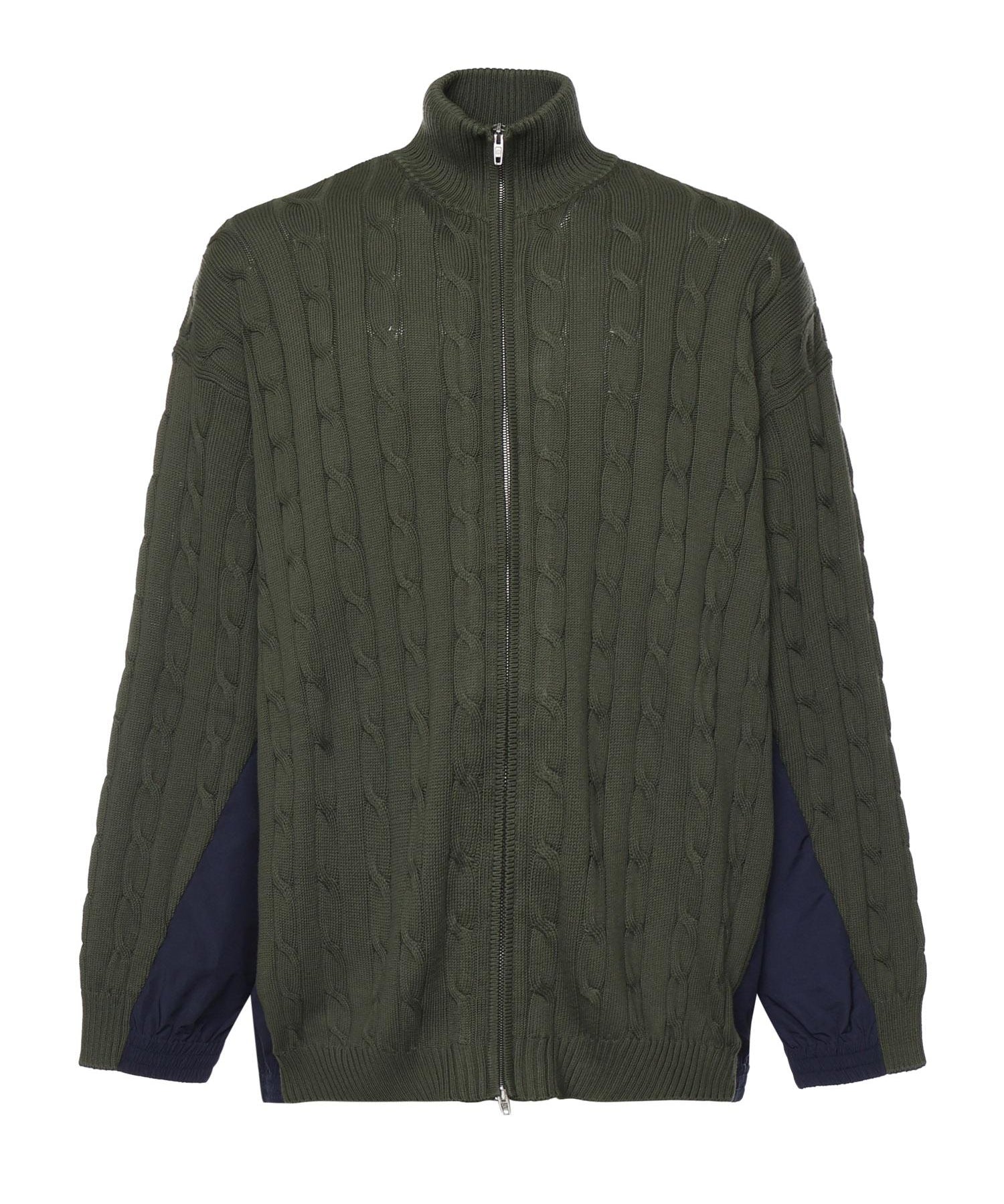 Giacca Hybrid in maglia di cotone e tessuto tecnico 856719 T34372525 BALENCIAGA 