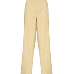 Pantaloni con piega in lino stretch 104929 A0IMC23 PINKO 